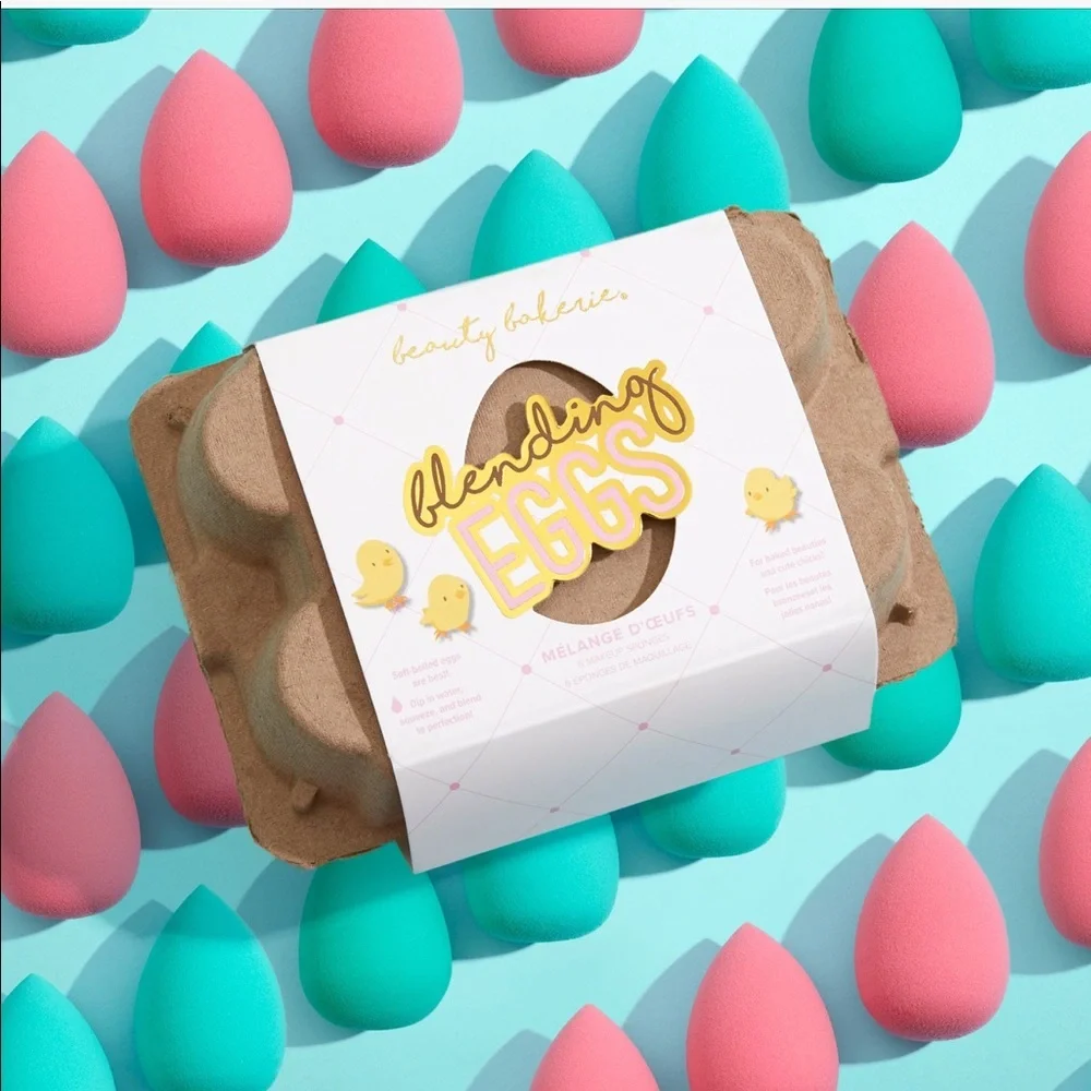 🐣 Beauty Bakerie Blending Egg Beauty Sponges - 6 makeup sponges